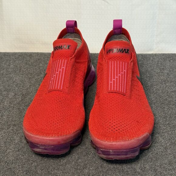2018 NIKE AIR VAPORMAX KF MOC 2 AJ6599 600 UNIVERSITY RED 8.5 MAX 1 FORCE 180 90 - Picture 1 of 8